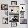 Set di 10 Poster da Parete Moderni Stampa Artistica Senza Cornice