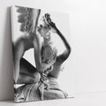 Quadro su Tela Amore e Psiche con Telaio Pronto da Appendere 50 x 70 cm