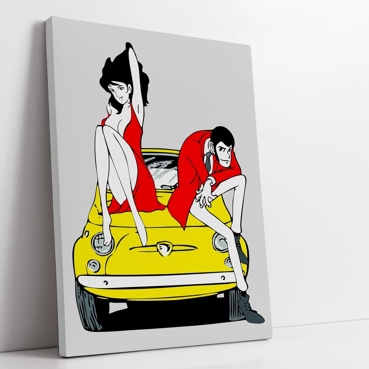 Quadro su Tela in Cotone con Telaio Pronto da Appendere 50 x 70 cm